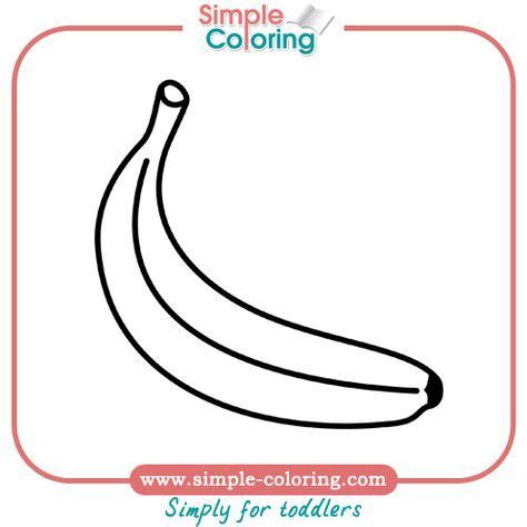 simple coloring fruits  images easy coloring pages fruit