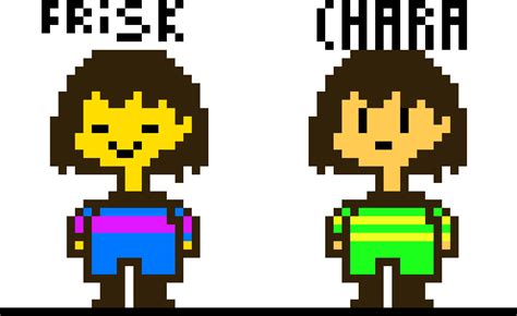 underswap frisk chara pixel art maker