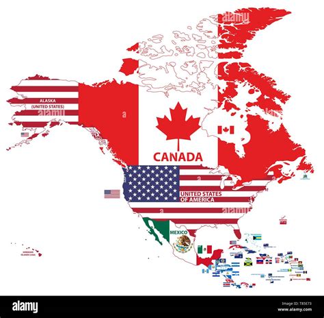 Arriba 104 Foto Mapa De América Del Norte Con Nombres Actualizar