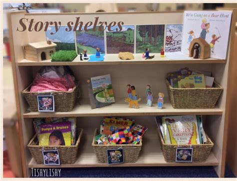 updated story shelves   early years classroom eyfs classroom