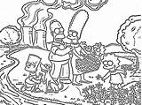 Coloring Simpsons Pages Simpson Sheets Adult Color Books Cartoon Drawing sketch template