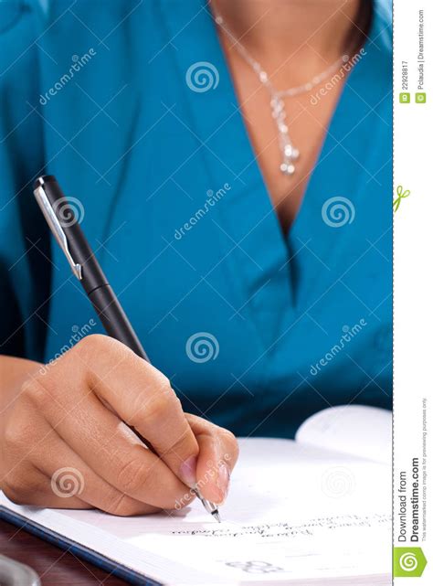 doctor writing stock image image  consultant practice