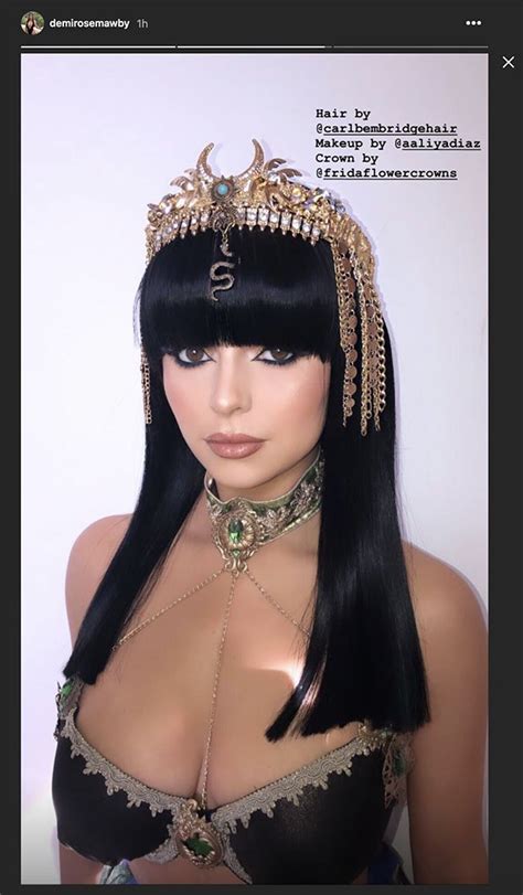 demi rose instagram model drops jaws with saucy cleopatra costume