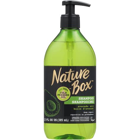 nature box shampoo  deep hair repair   cold pressed