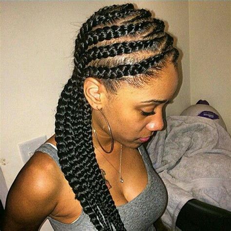 black girl box braids long hair on stylevore