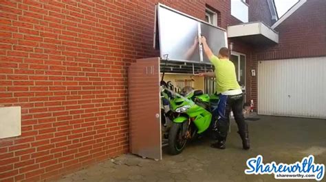 motorcycle garage protection  weather teft