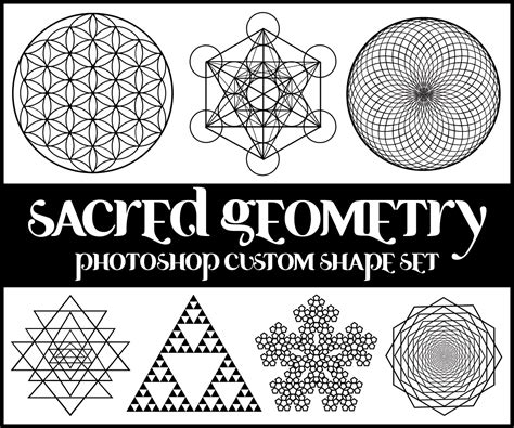 sacred geometry custom shapes  merrypranxter  deviantart