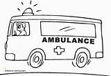 Ambulance Coloring Pages Print Colouring Ec0 Cache Divyajanani sketch template