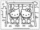 Kitty Hello Coloring Pages Printable Girls Birthday Kids Print Color Colouring Cute Hellokitty Colorings Valentines Friends Book Getcolorings Printing Small sketch template
