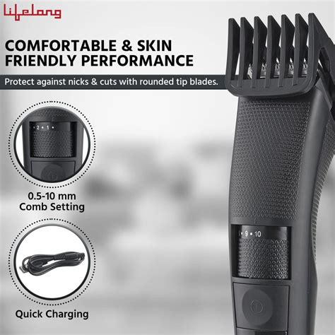 lifelong trimmer runtime  minutes  length settings cordless