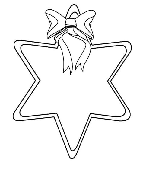 christmas star coloring page  print  color