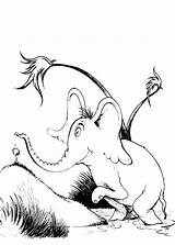 Horton Hears Clover Bulkcolor sketch template