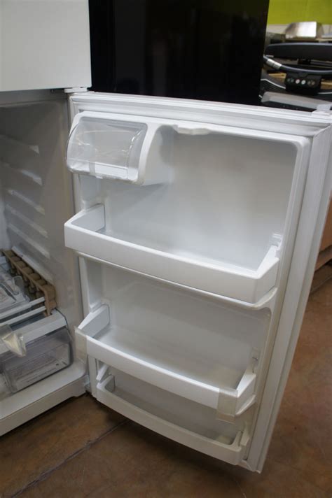 ge gtshgnrww  cuft top freezer refrigerator appliances tv outlet