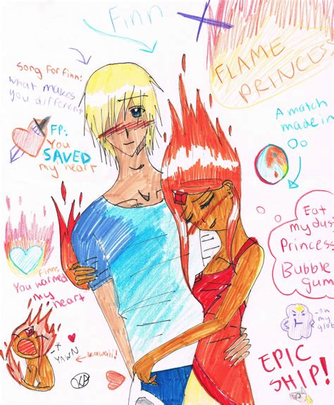 finn x flame princess by kokepasu on deviantart