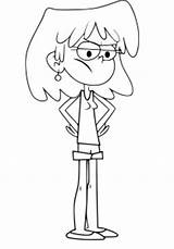 Loud House Draw Coloring Lori Lisa Pages Lucy Template sketch template