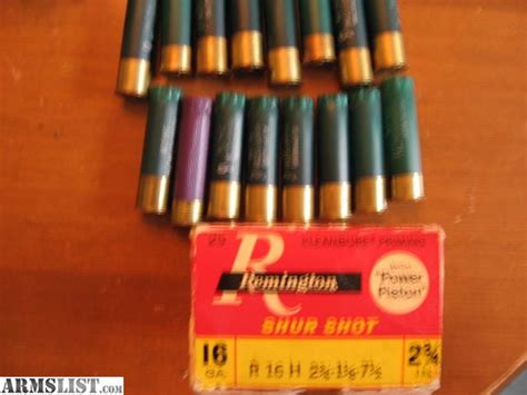 Armslist For Sale 16 16 Gauge High Brass Shotgun Shells For