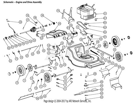 dr power dr sp   current  propelled lawn mower parts diagram  main mower
