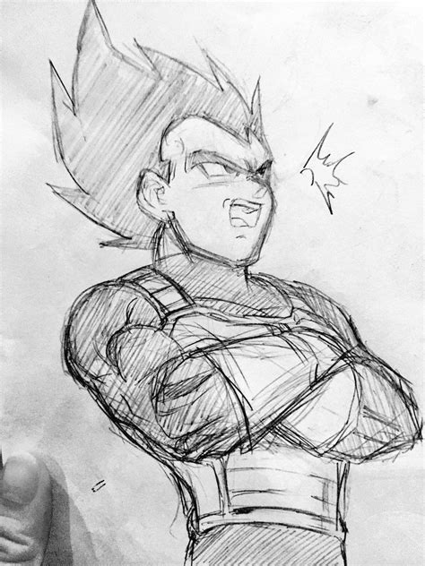 vegeta sketch visit now for 3d dragon ball z