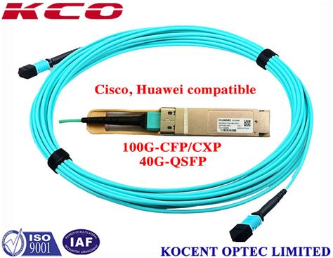 mpo mpo     om fiber optic patch cord  qsfp  sr cisco huawei compatible