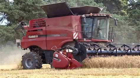big combine harvester case ih axial  youtube