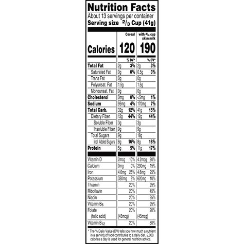 kellogg   bran cereal nutrition facts nutrition ftempo