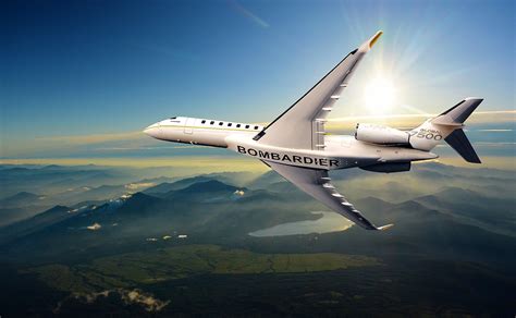 bombardier global  jet receives business aviations   environmental product