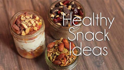 3 Healthy Snack Recipes Back To School Ideas Youtube