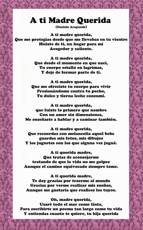 love  images mothers day poems  spanish