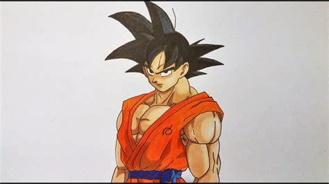 Drawing Goku Dragon Ball Super Youtube
