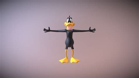 daffy duck download free 3d model by stevethedragon [57b3d56] sketchfab