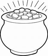 Pot Colouring Clipart Pages Clipartbest sketch template