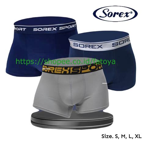 Jual Sorex Celana Dalam Boxer Pria Laki M3902 M3904 M2011 M3011