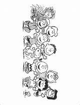 Peanuts Gang Coloring Snoopy Charlie Pages Brown Christmas Characters Clip Grade Peanut Fifth Gif Colouring Webpage Friends Choose Board Classroom sketch template