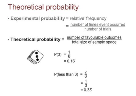 theoretical probability  education