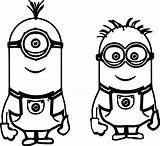 Coloring Pages Minion Minions Clipartmag sketch template