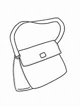 Handtasche Ausmalbilder Malvorlagen Handtaschen Drucken sketch template