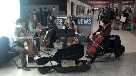 string quartet at bart playing cee lo s fuck you youtube