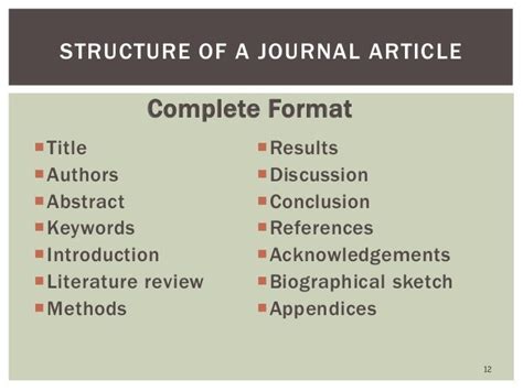 write  journal article