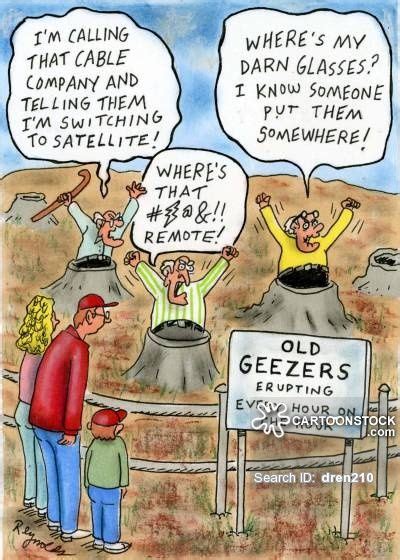 old geezers erupting humor old people cartoon funny old people people illustration