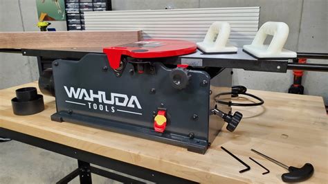 wahuda 8 benchtop jointer with spiral carbide cutter head review and