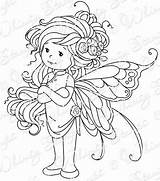 Stamps Summer Whimsy Fairy Wee Coloring Diestodiefor Pages Rubber Zet Sylvia Whimsystamps Digi Dies sketch template