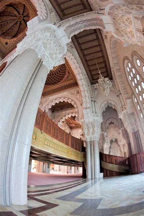 Hassan Ii Mosque Interior Stock Image Image Of Landmark