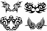 Flash Tribal Tattoo Designs Tattoos Wing Small Wings sketch template