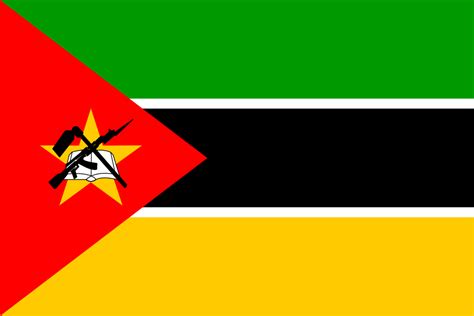 Onlinelabels Clip Art Flag Of Mozambique