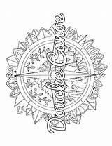 Compass Getcolorings Swear sketch template