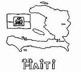 Haiti Coloring Pages Kids Haitian Flag Crafts Puzzles Maps Rainbowkids sketch template