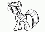 Coloring Pages Nightmare Pony Moon Little Sketch Related sketch template