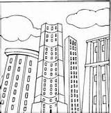 Coloring Houses Pages Penthouses Penthouse sketch template