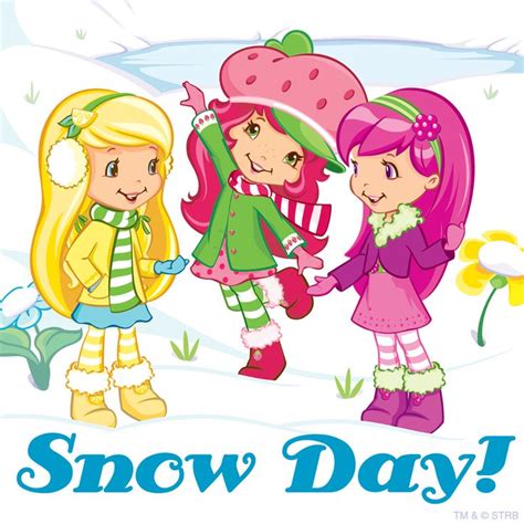 team berry s snow day strawberry shortcake cartoon