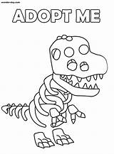 Adopt Coloring Roblox Skele Fury Bony Colorare Disegni Coloringpagesonly Gratuitamente Imprima Adoption Esqueleto sketch template